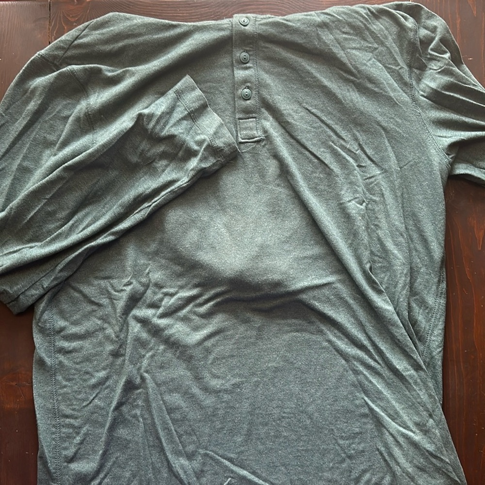 Quarter button hoodie